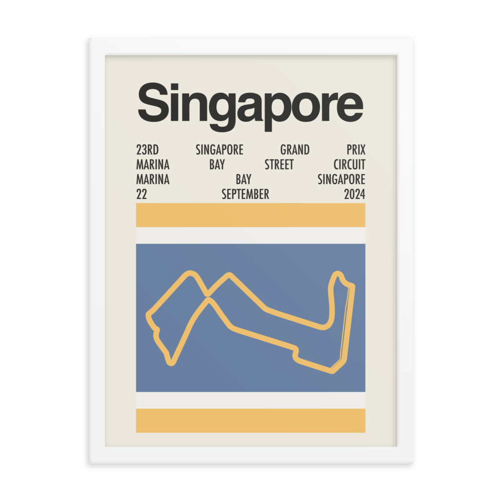 2024 Singapore Grand Prix Print