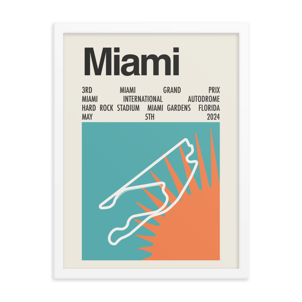 2024 Miami Grand Prix Print