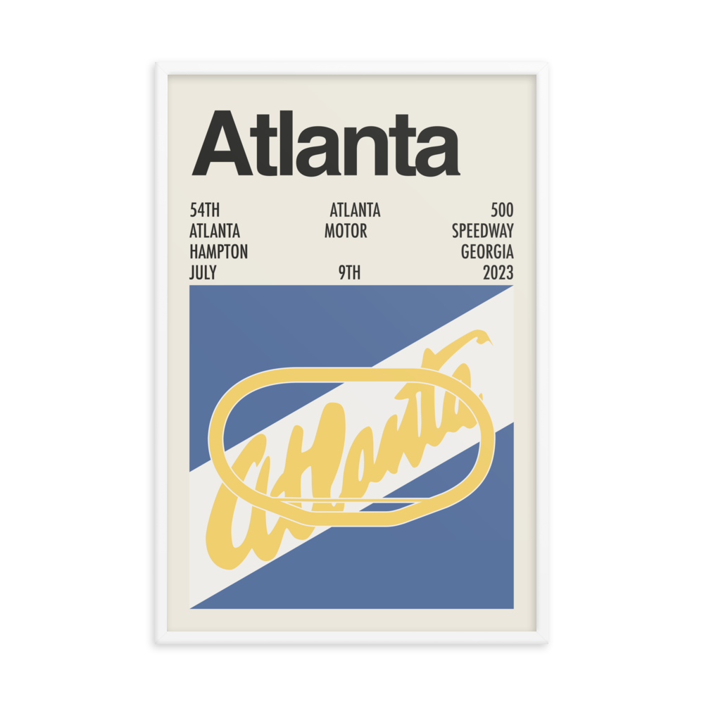 2023 Atlanta 500 Race Print