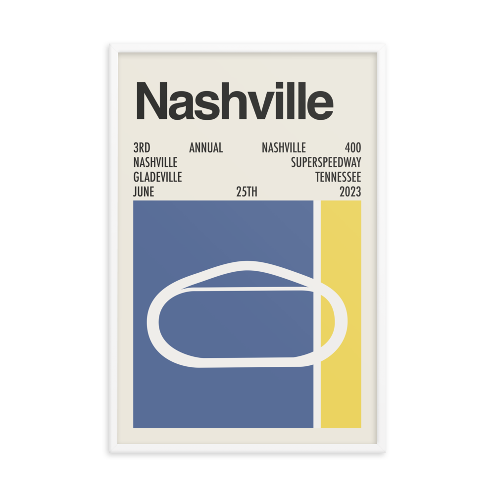 2023 Nashville 400 Race Print