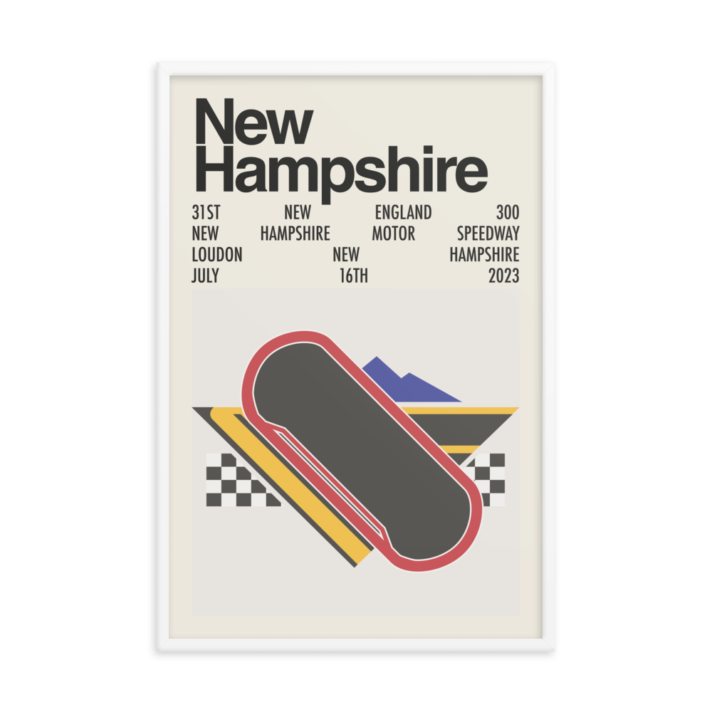 2023 New England 300 Race Print
