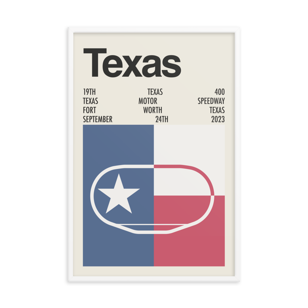 2023 Texas 400 Race Print