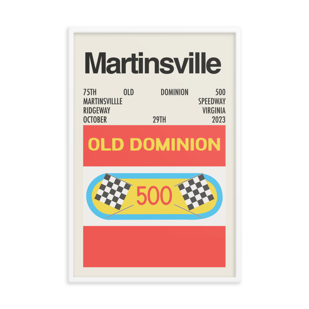 2023 Old Dominion 500 Race Print