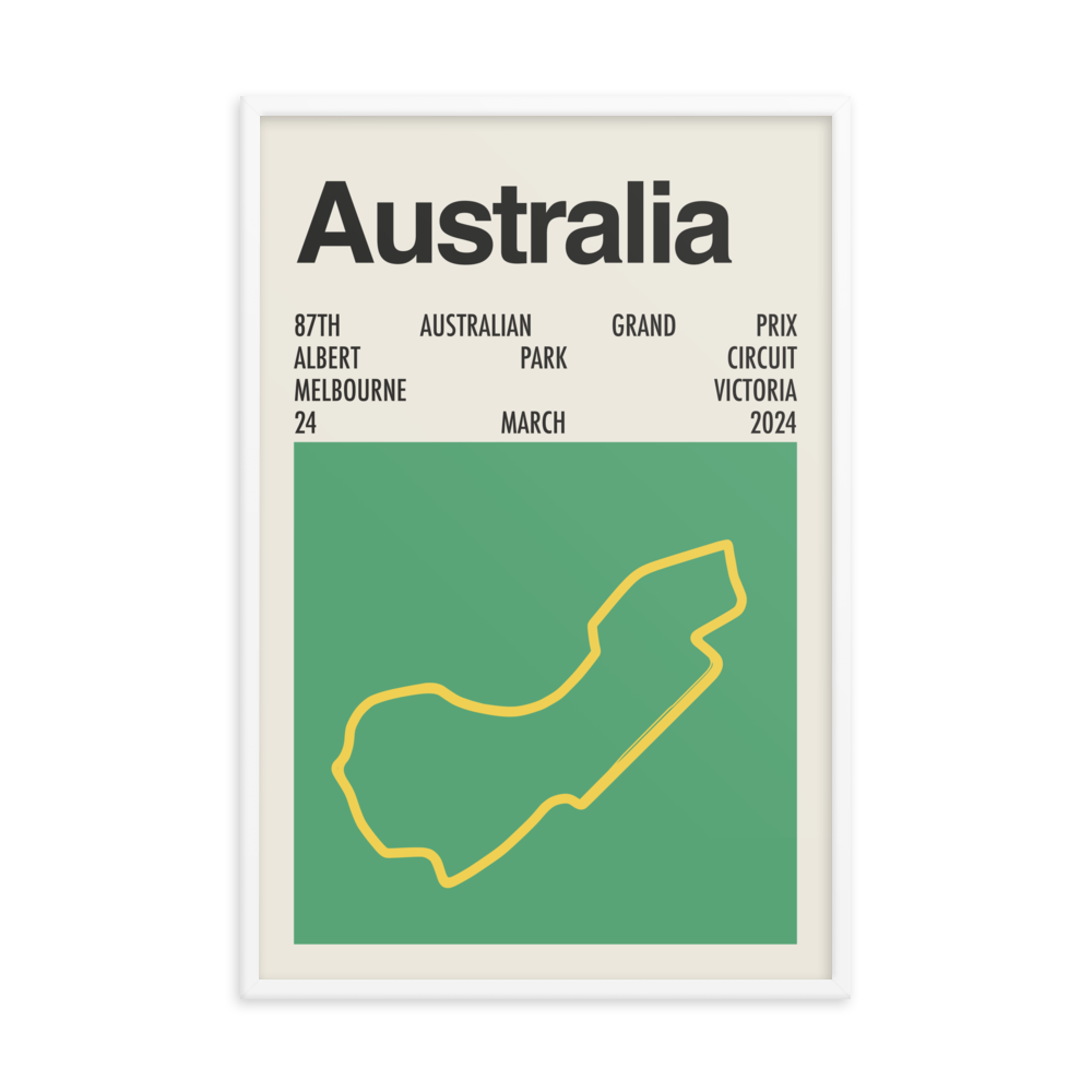 2024 Australian Grand Prix Print
