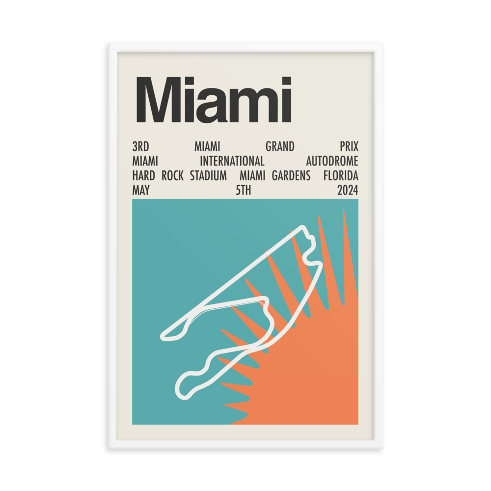 2024 Miami Grand Prix Print