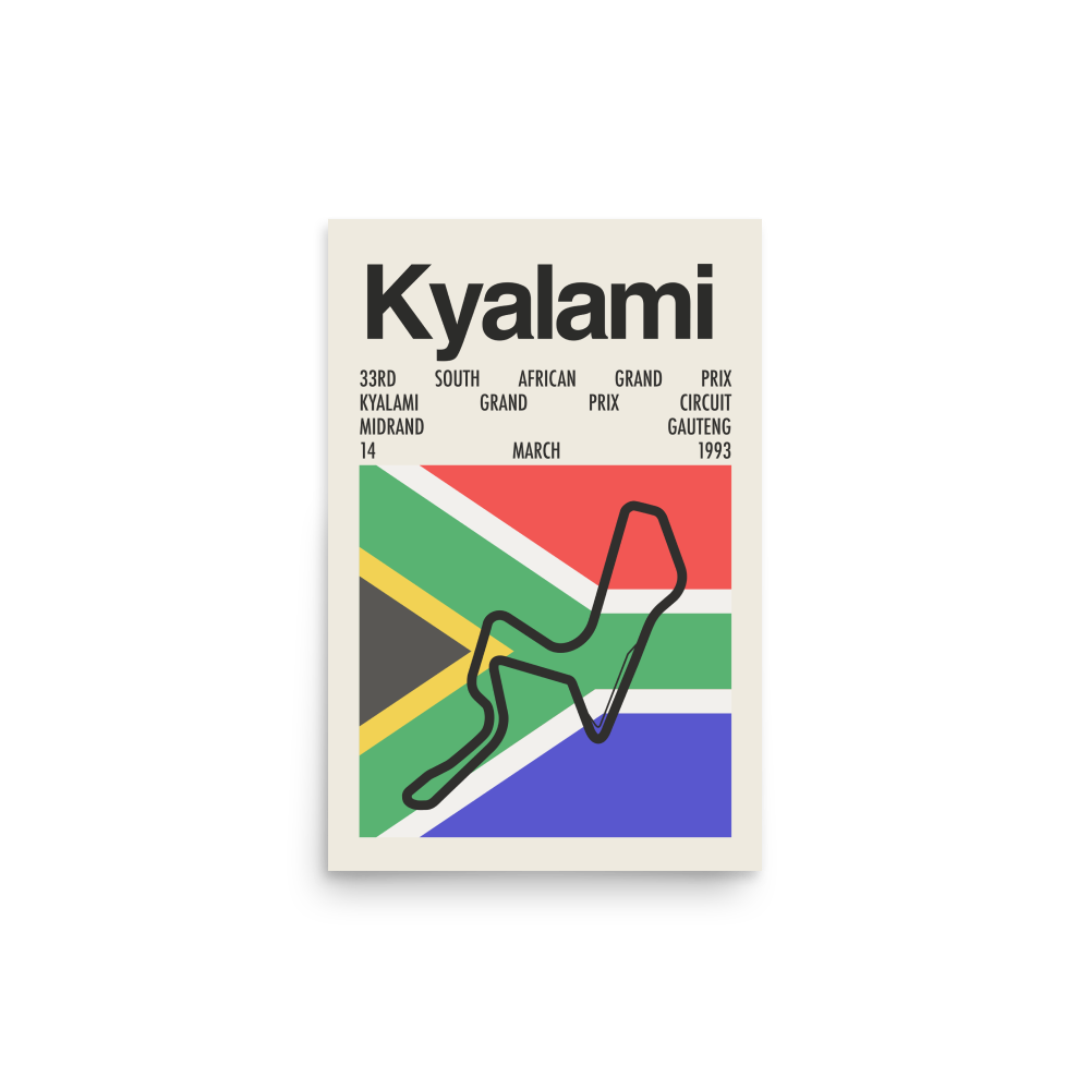 1993 South African Grand Prix Print