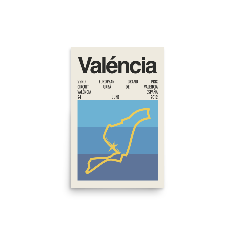 2012 European Grand Prix (Valencia) Print