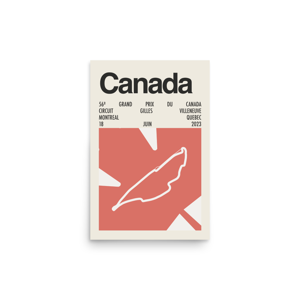 2023 Canadian Grand Prix Print