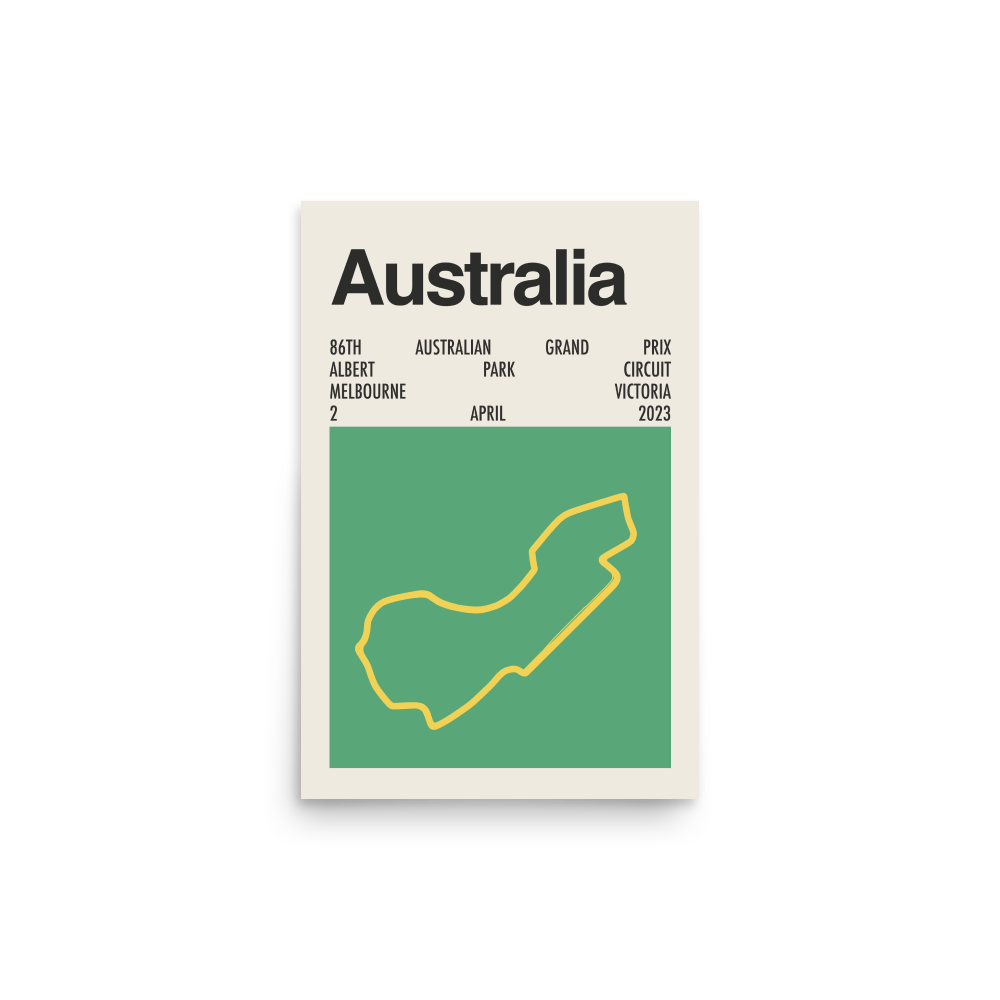 2023 Australian Grand Prix Print