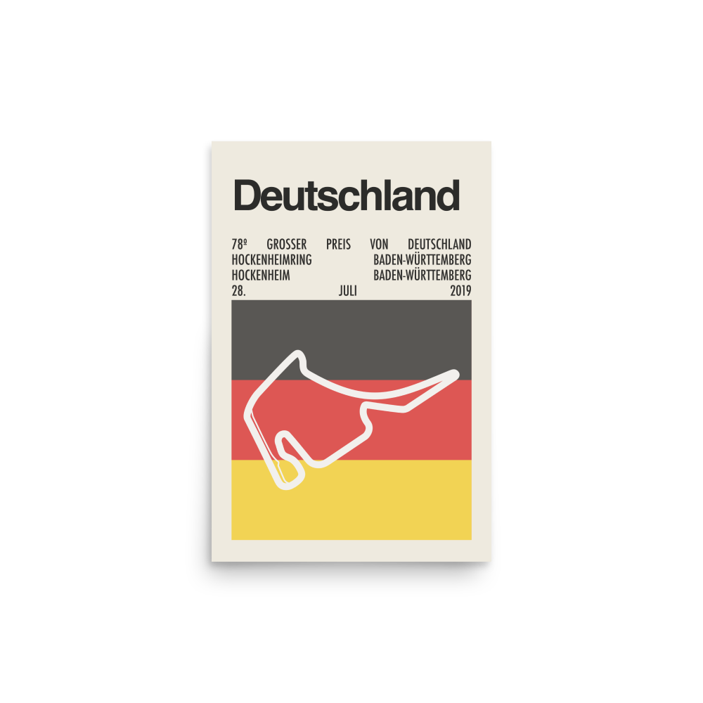 2019 German Grand Prix Print