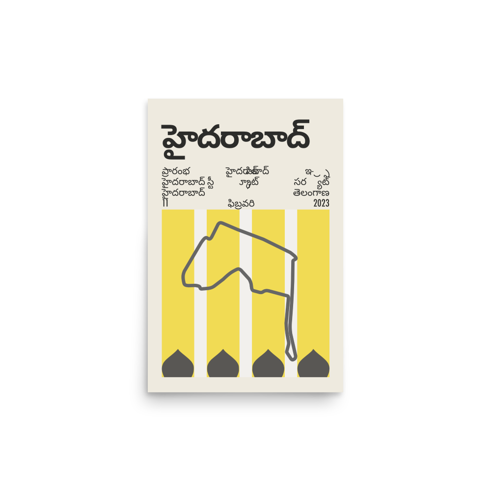 2023 Hyderabad E-Prix Print