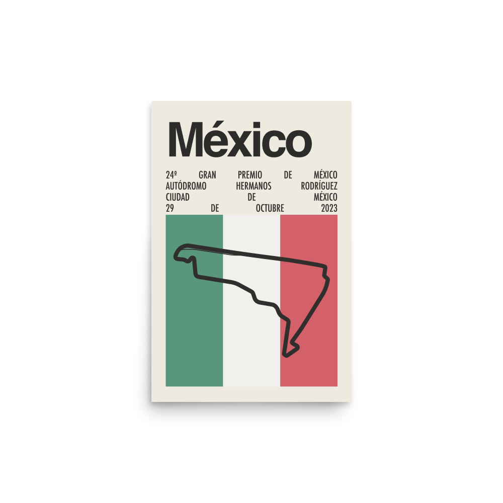 2023 Mexico City Grand Prix Print