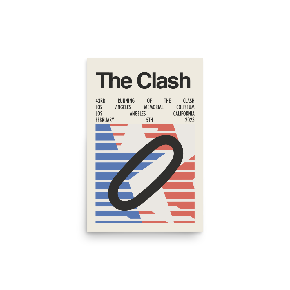 2023 Clash at the Coliseum Print