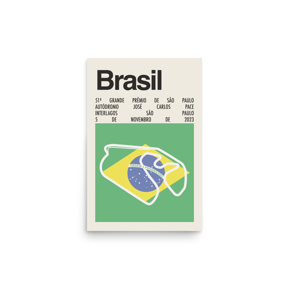 2023 Brazilian Grand Prix Print