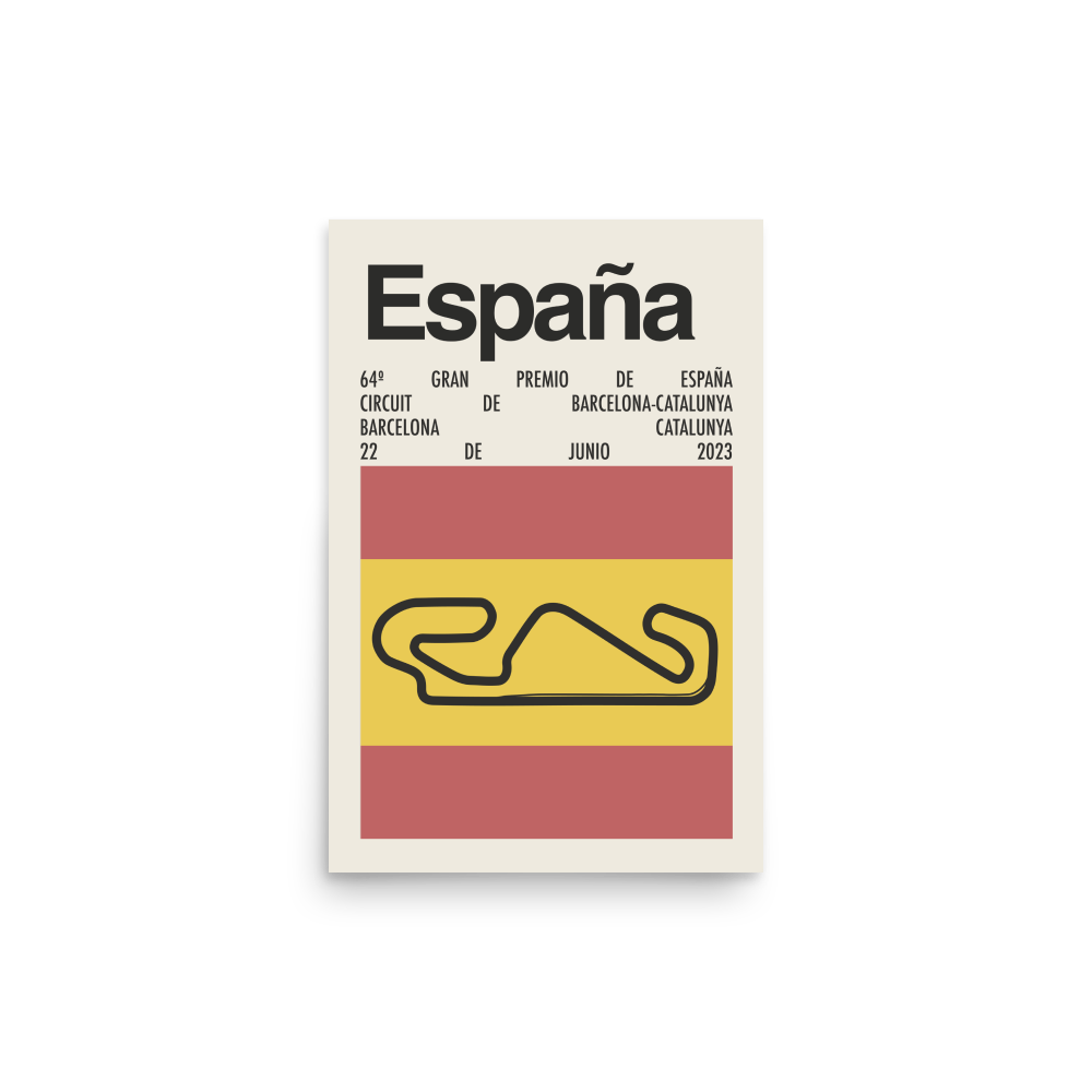 2023 Spanish Grand Prix Print