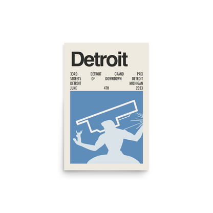 2023 Detroit Grand Prix Print