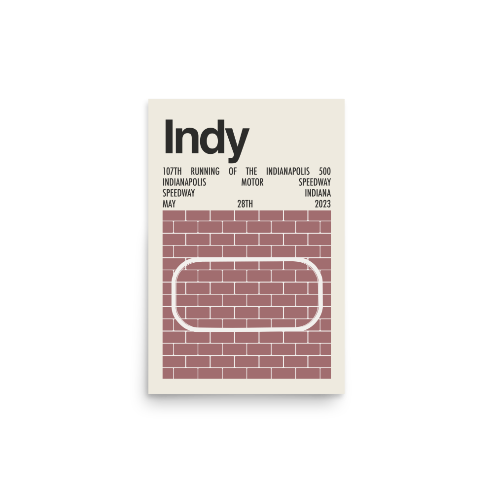 2023 Indy 500 Print