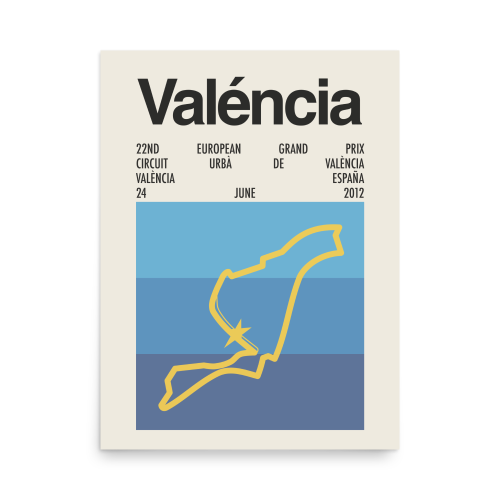 2012 European Grand Prix (Valencia) Print