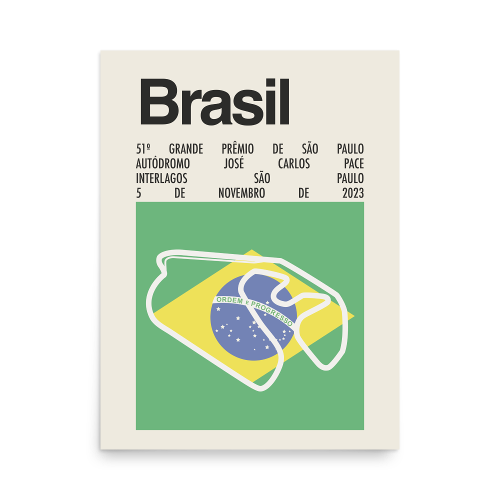 2023 Brazilian Grand Prix Print