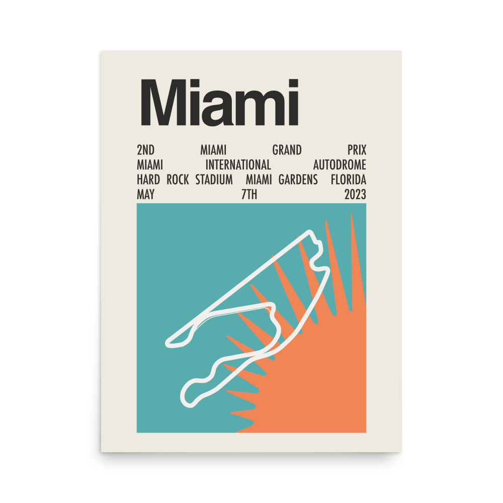 2023 Miami Grand Prix Print