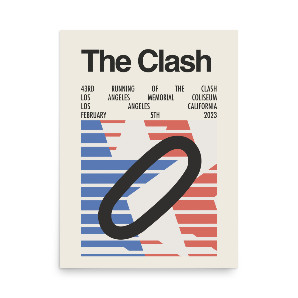 2023 Clash at the Coliseum Print