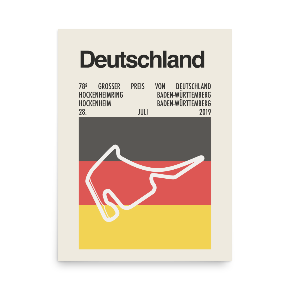 2019 German Grand Prix Print