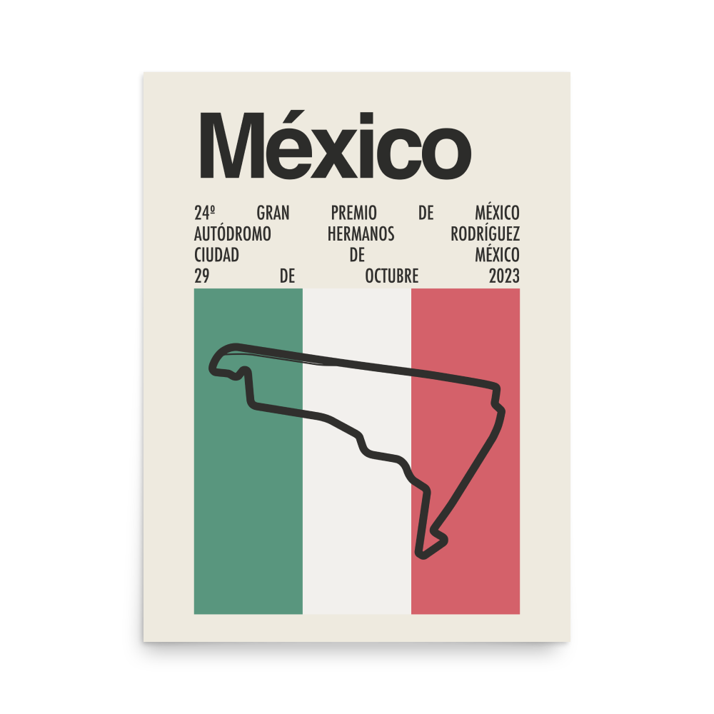 2023 Mexico City Grand Prix Print