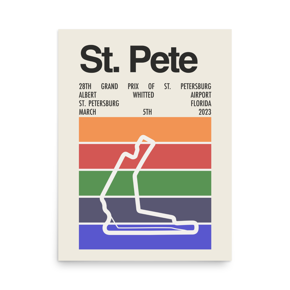 2023 Grand Prix of St. Petersburg Print