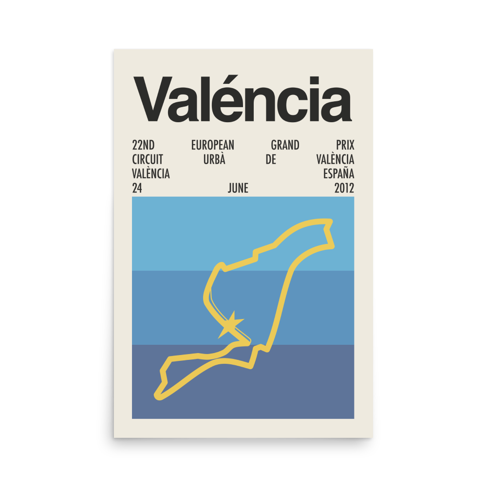 2012 European Grand Prix (Valencia) Print