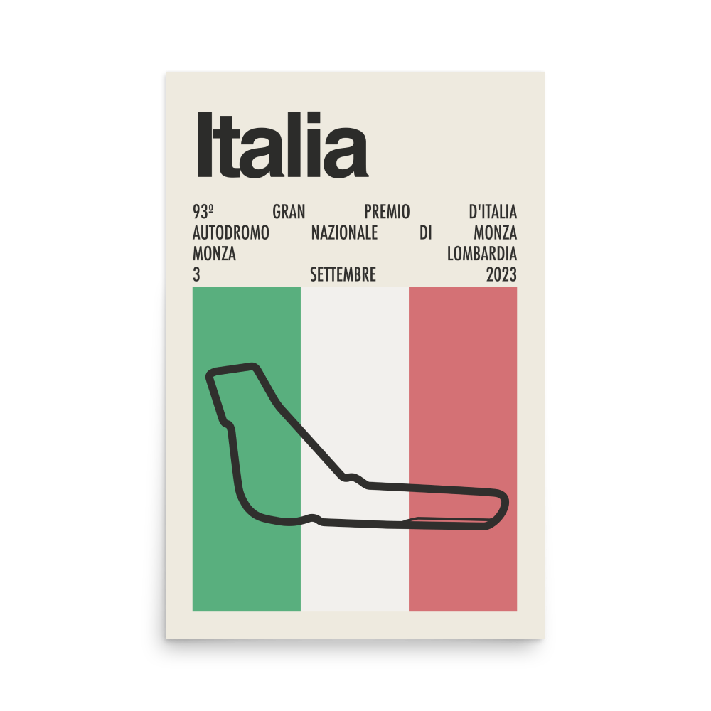 2023 Italian Grand Prix Print