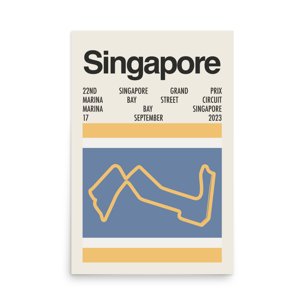 2023 Singapore Grand Prix Print
