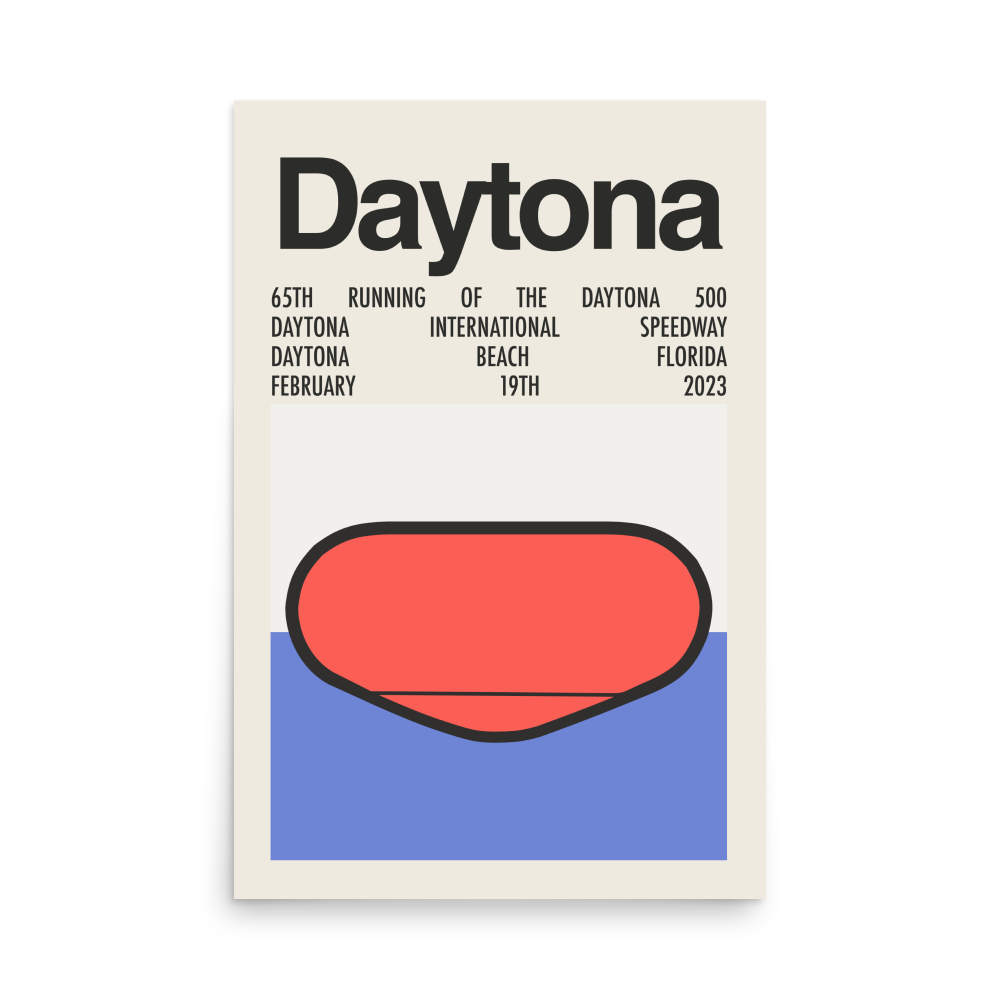 2023 Daytona 500 Print