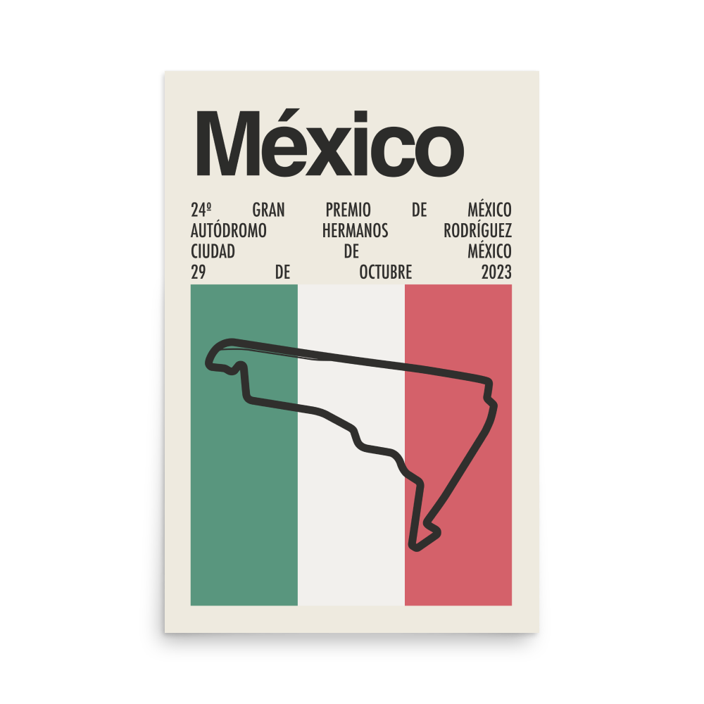 2023 Mexico City Grand Prix Print