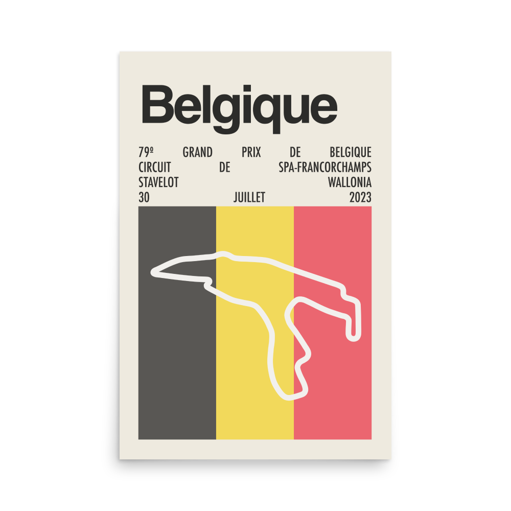 2023 Belgian Grand Prix Print