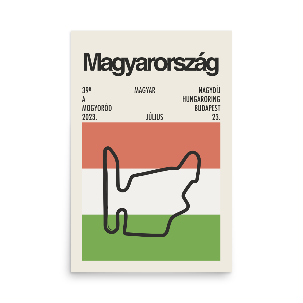 2023 Hungarian Grand Prix Print