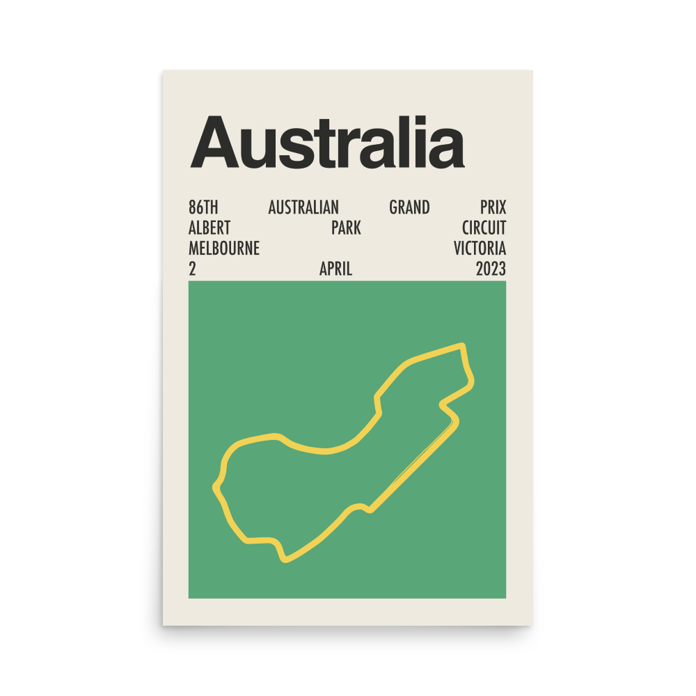 2023 Australian Grand Prix Print