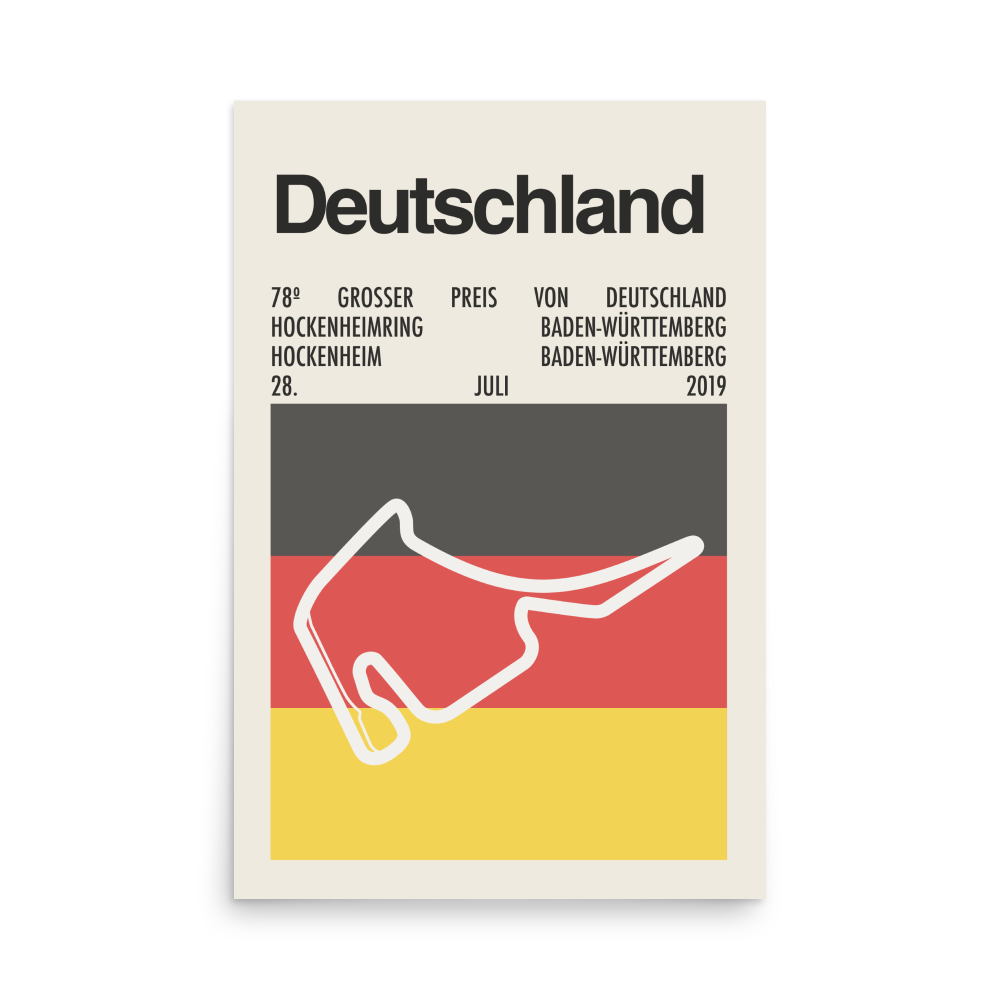 2019 German Grand Prix Print