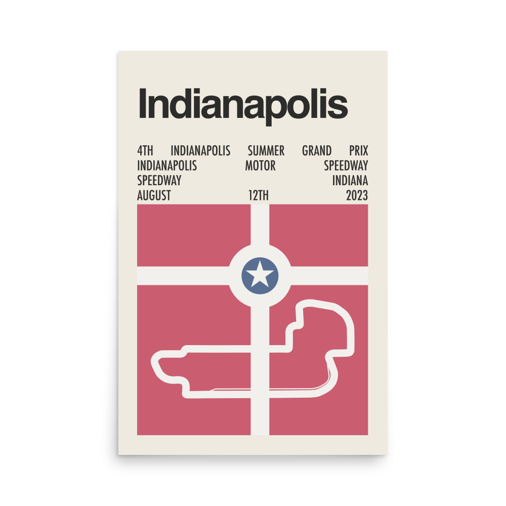 2023 Indianapolis Summer Grand Prix Print