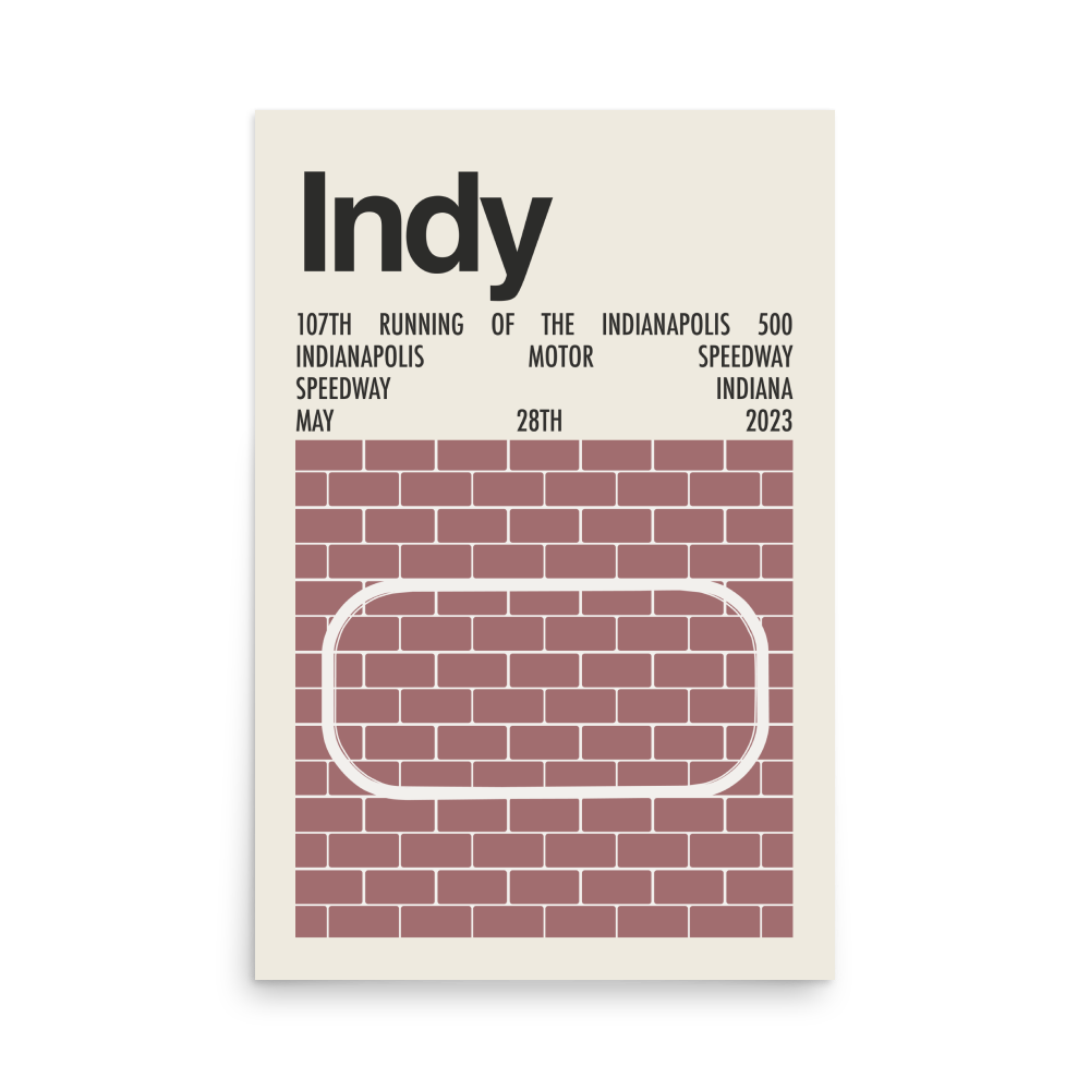 2023 Indy 500 Print