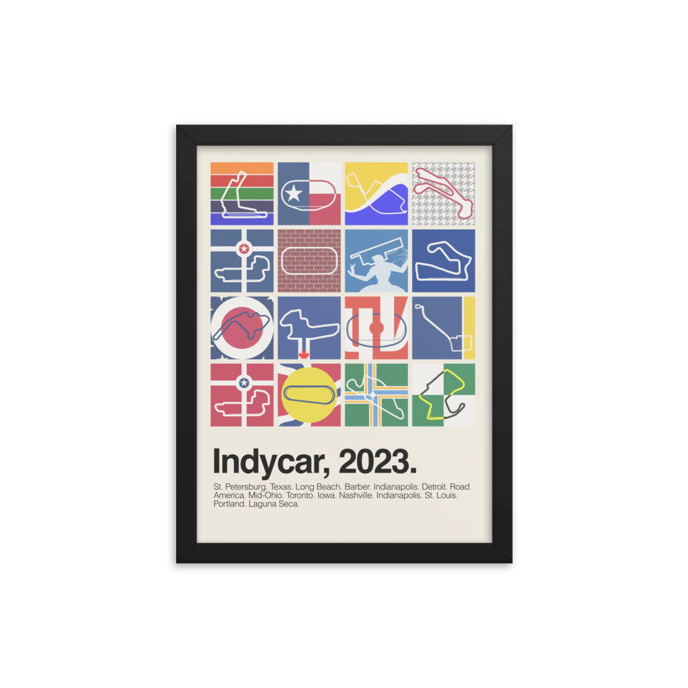 2023 Indycar Season Print