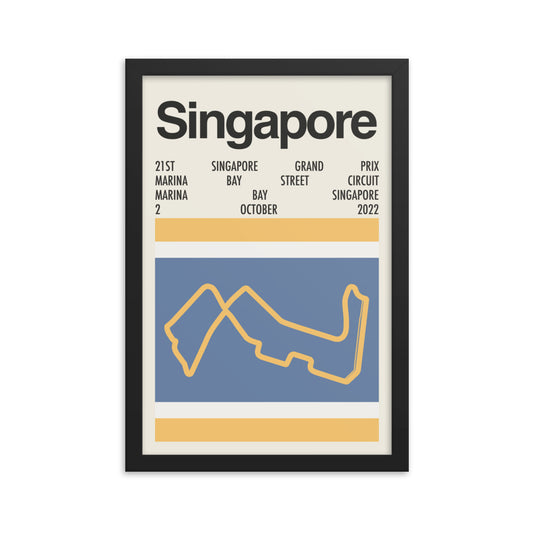 2022 Singapore Grand Prix Print