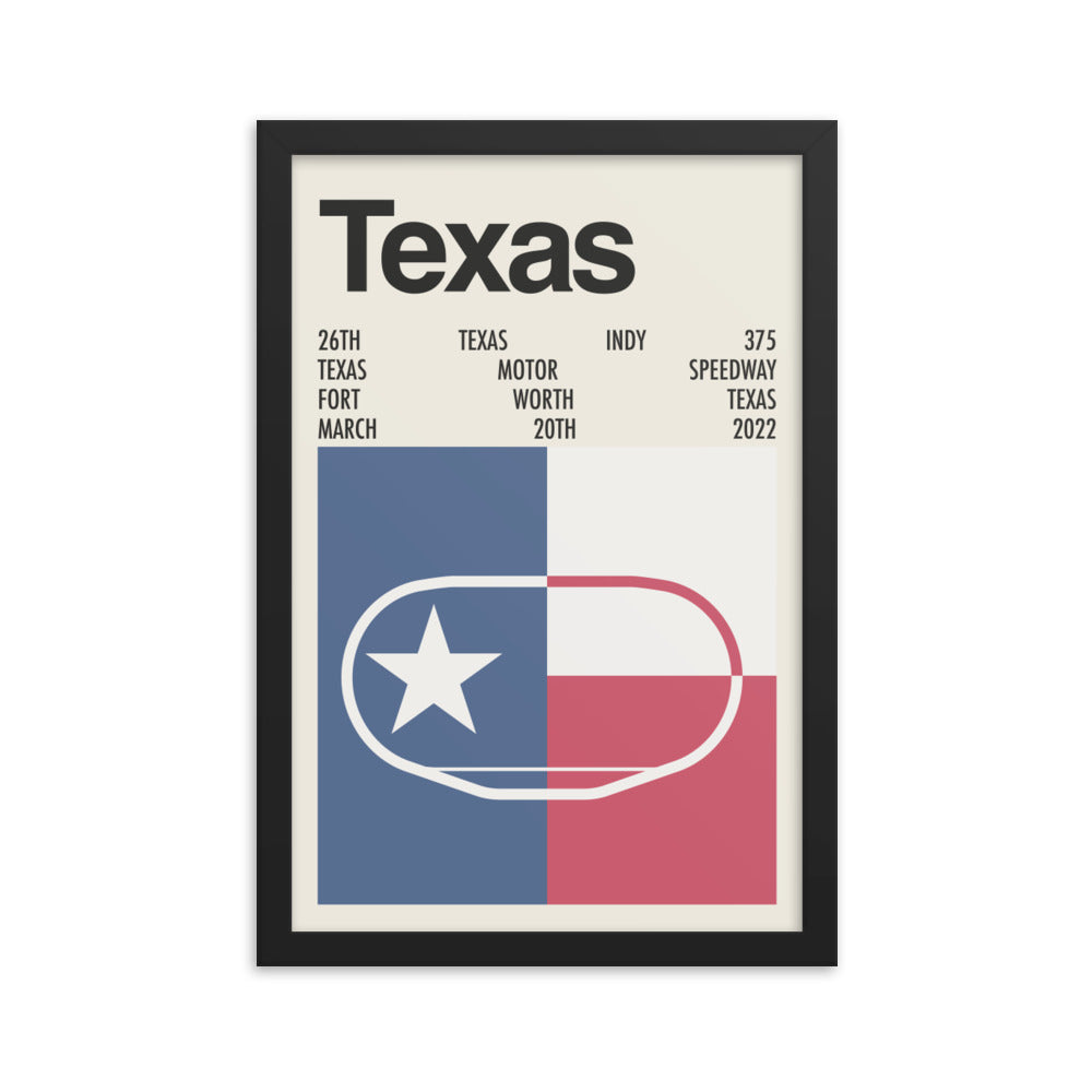 2022 Texas Indy 375 Print