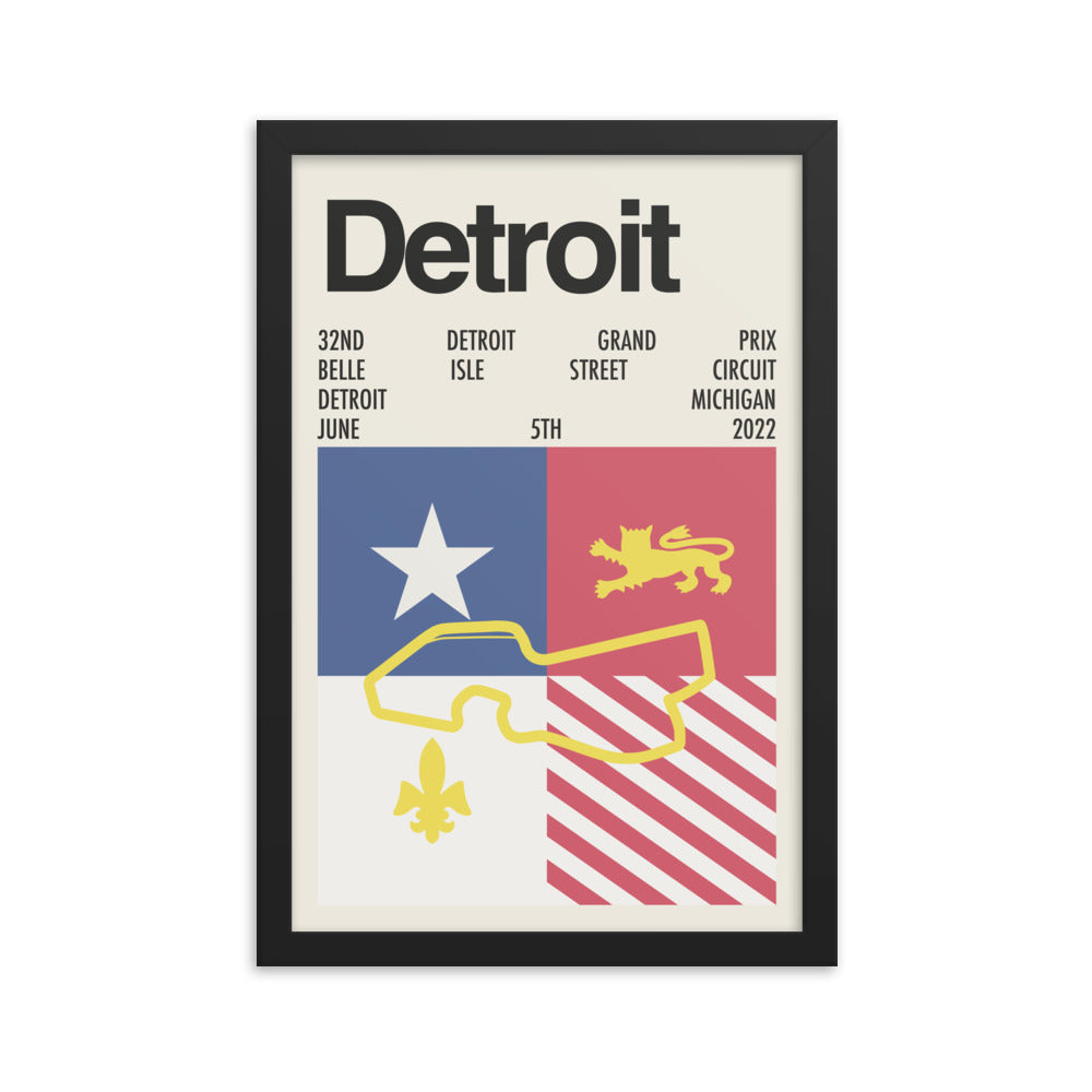 2022 Detroit Grand Prix Print