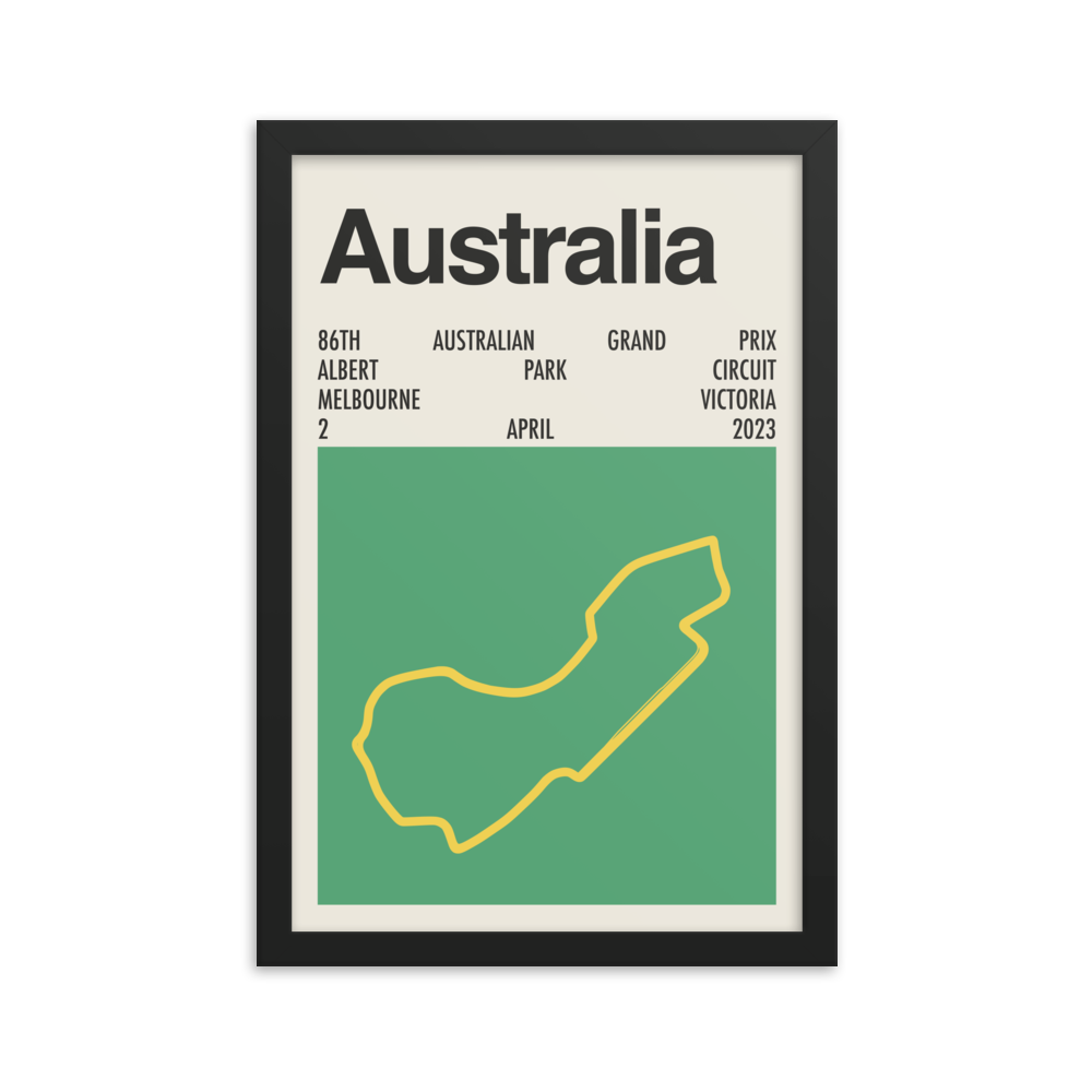 2023 Australian Grand Prix Print
