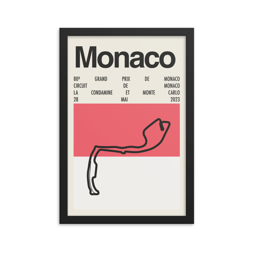 2023 Monaco Grand Prix Print