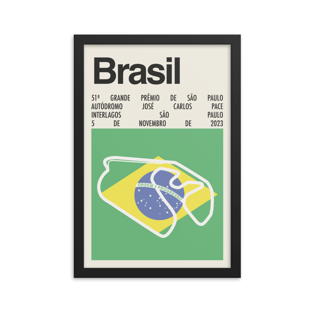 2023 Brazilian Grand Prix Print