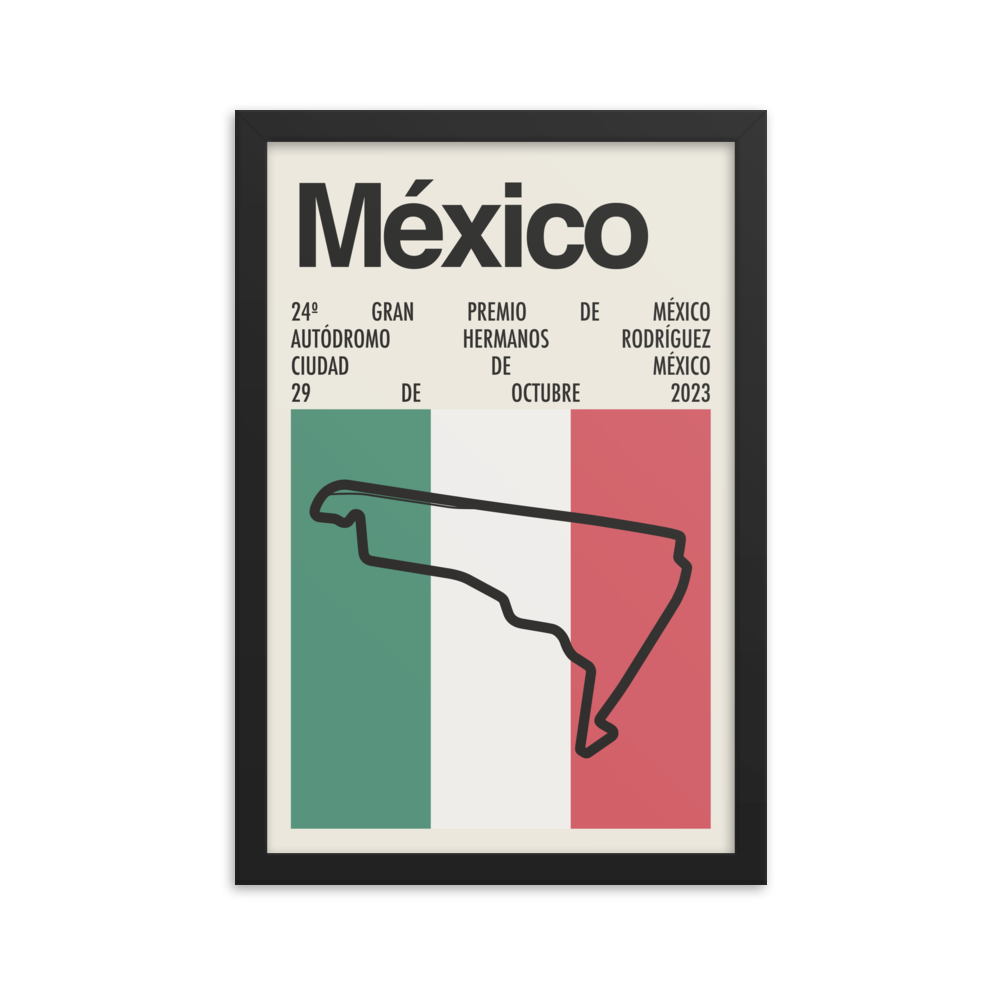 2023 Mexico City Grand Prix Print