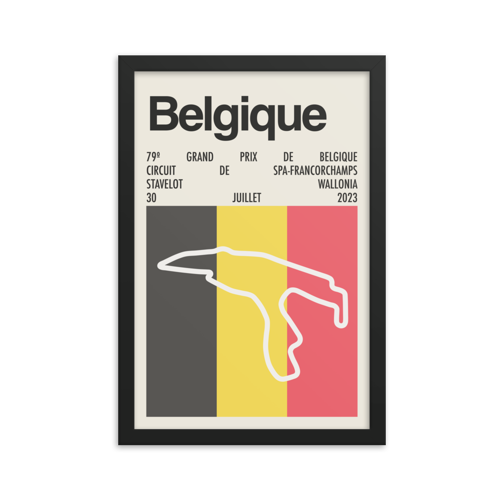 2023 Belgian Grand Prix Print