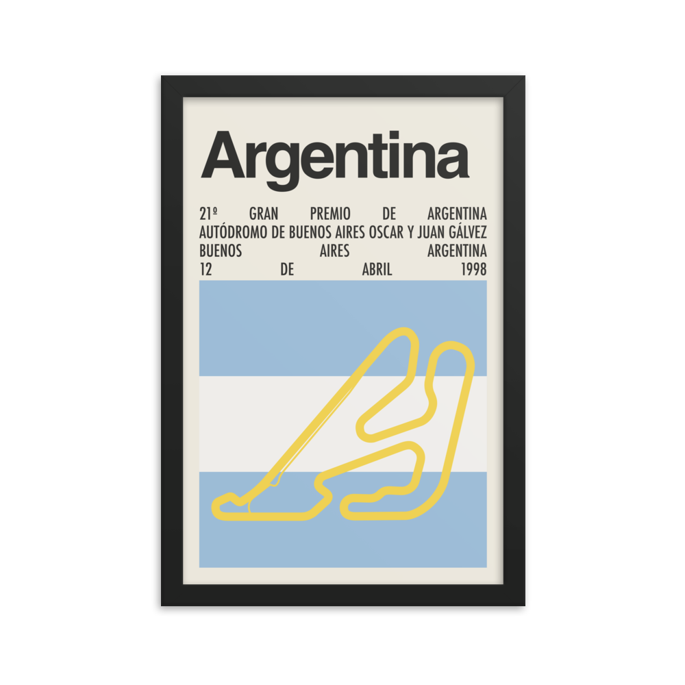 1998 Argentine Grand Prix Print