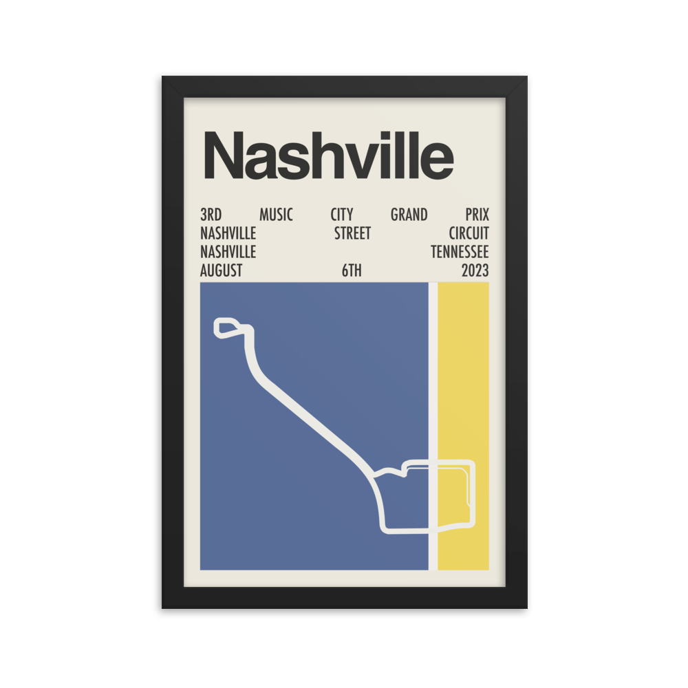 2023 Music City Grand Prix Print